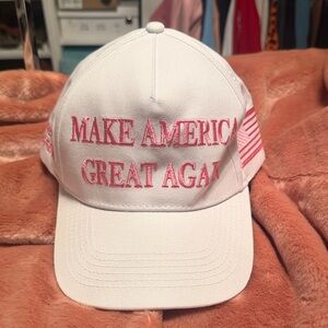 White Cap MAGA Trump cap